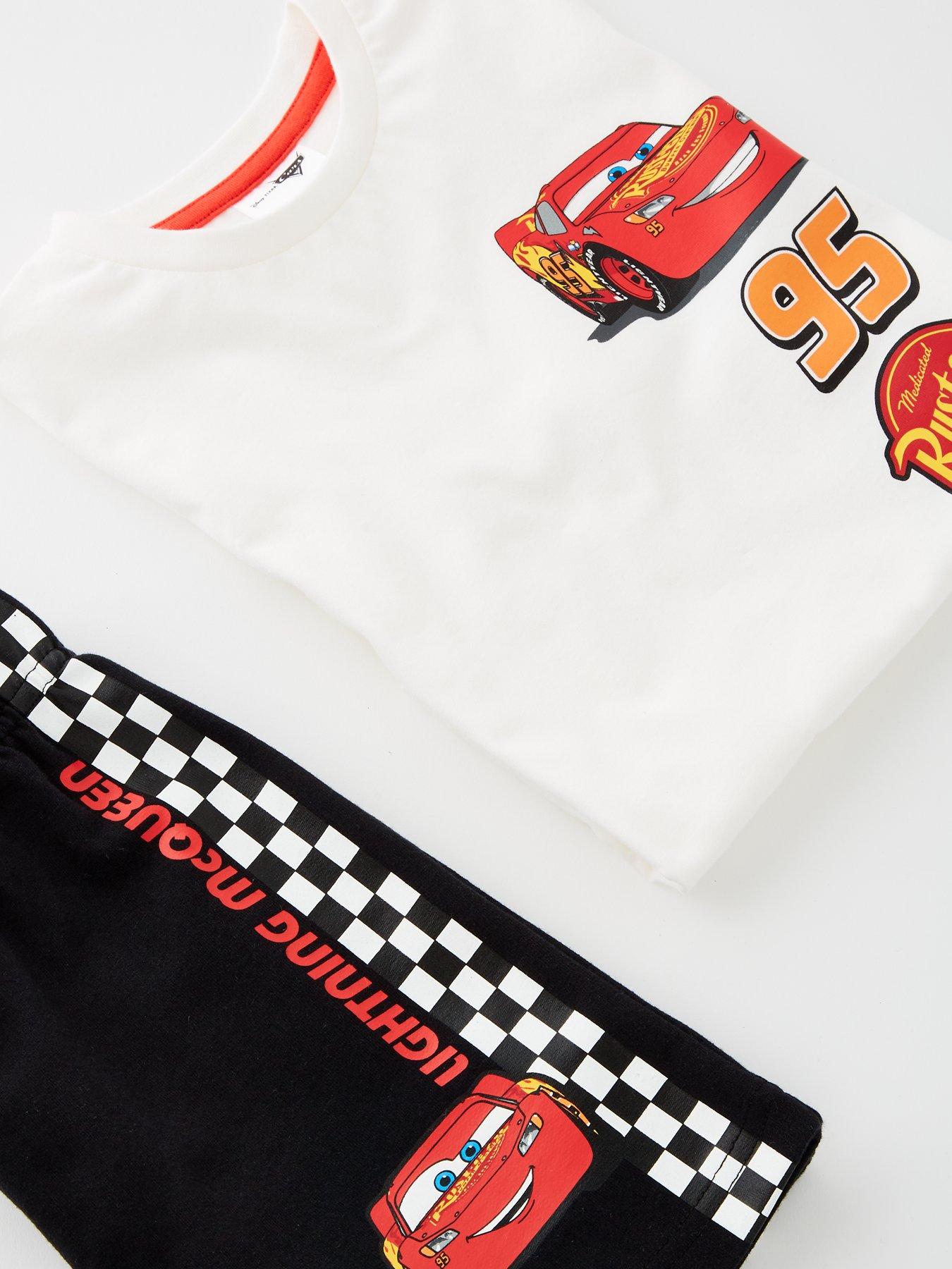 Image 5 of 5 of Disney Cars Lightning Mcqueen Short Pyjama Set