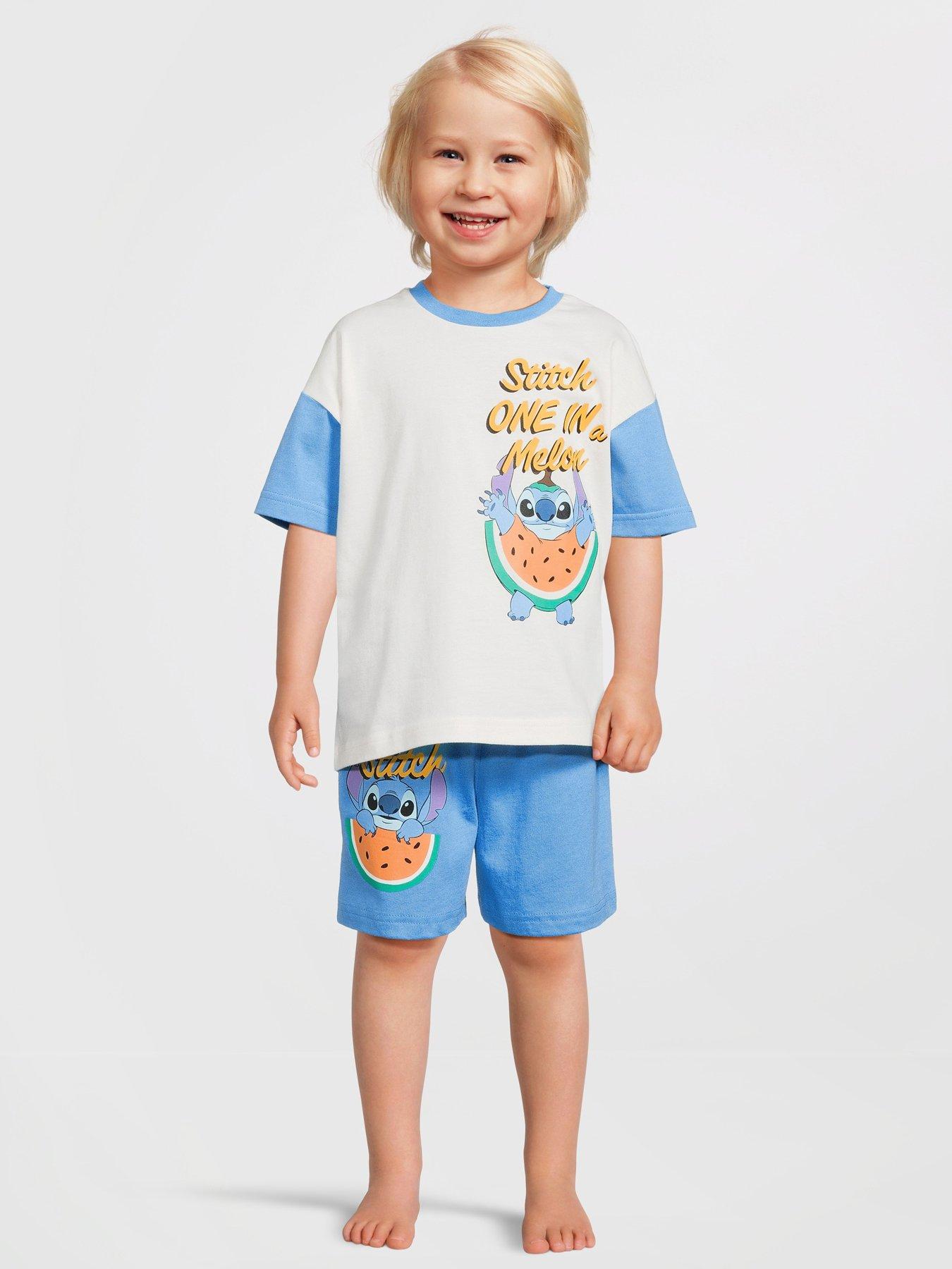 disney-lilo-stitch-colourblock-t-shirt-and-short-set-multi