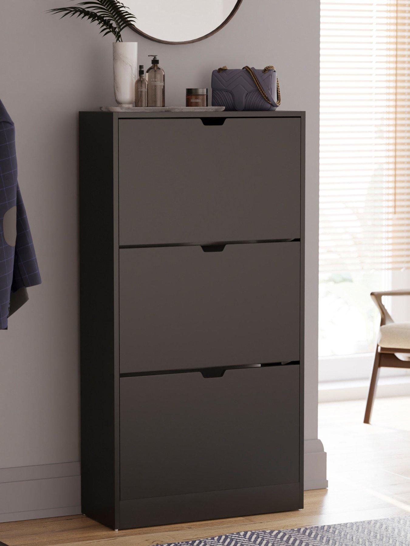vida-designs-covenbsp3-drawer-shoe-cabinet-blacknbsp--fscreg-certified