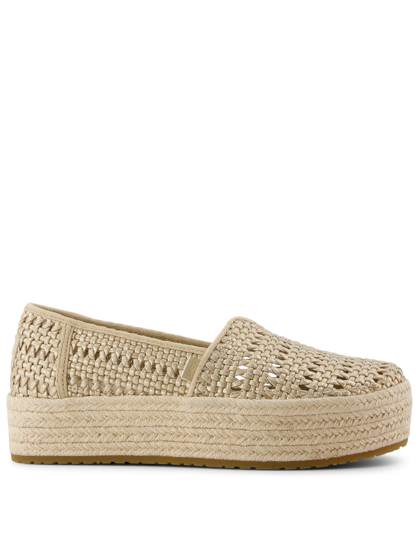 TOMS Valencia Woven Espadrille - Beige