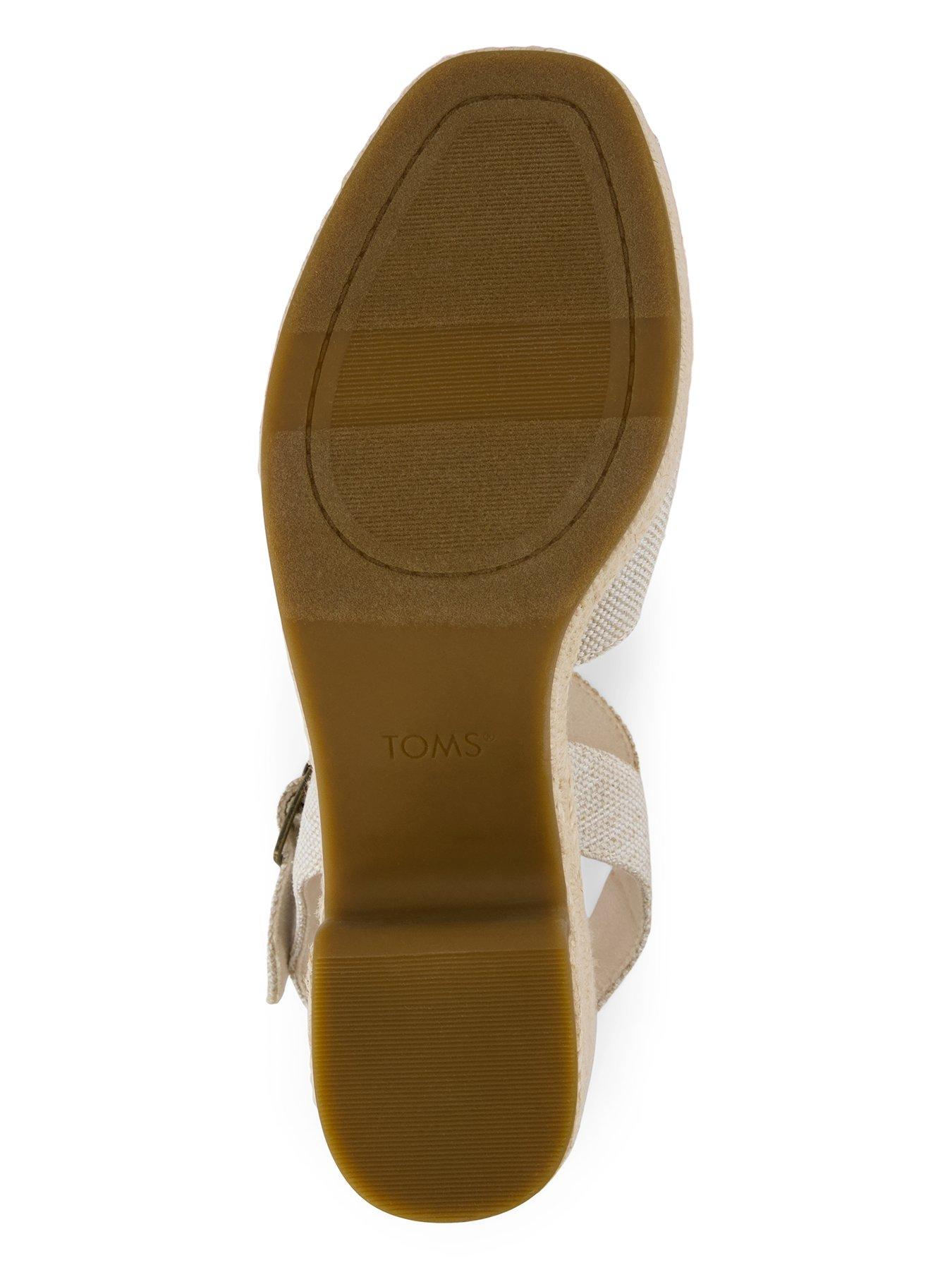 Image 5 of 7 of TOMS Isla Peep Toe Heeled Sandals - Light Natural