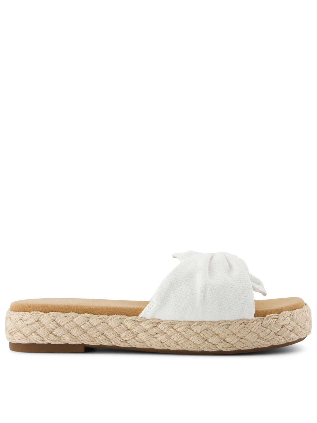 TOMS Abby Sliders - Light Natural