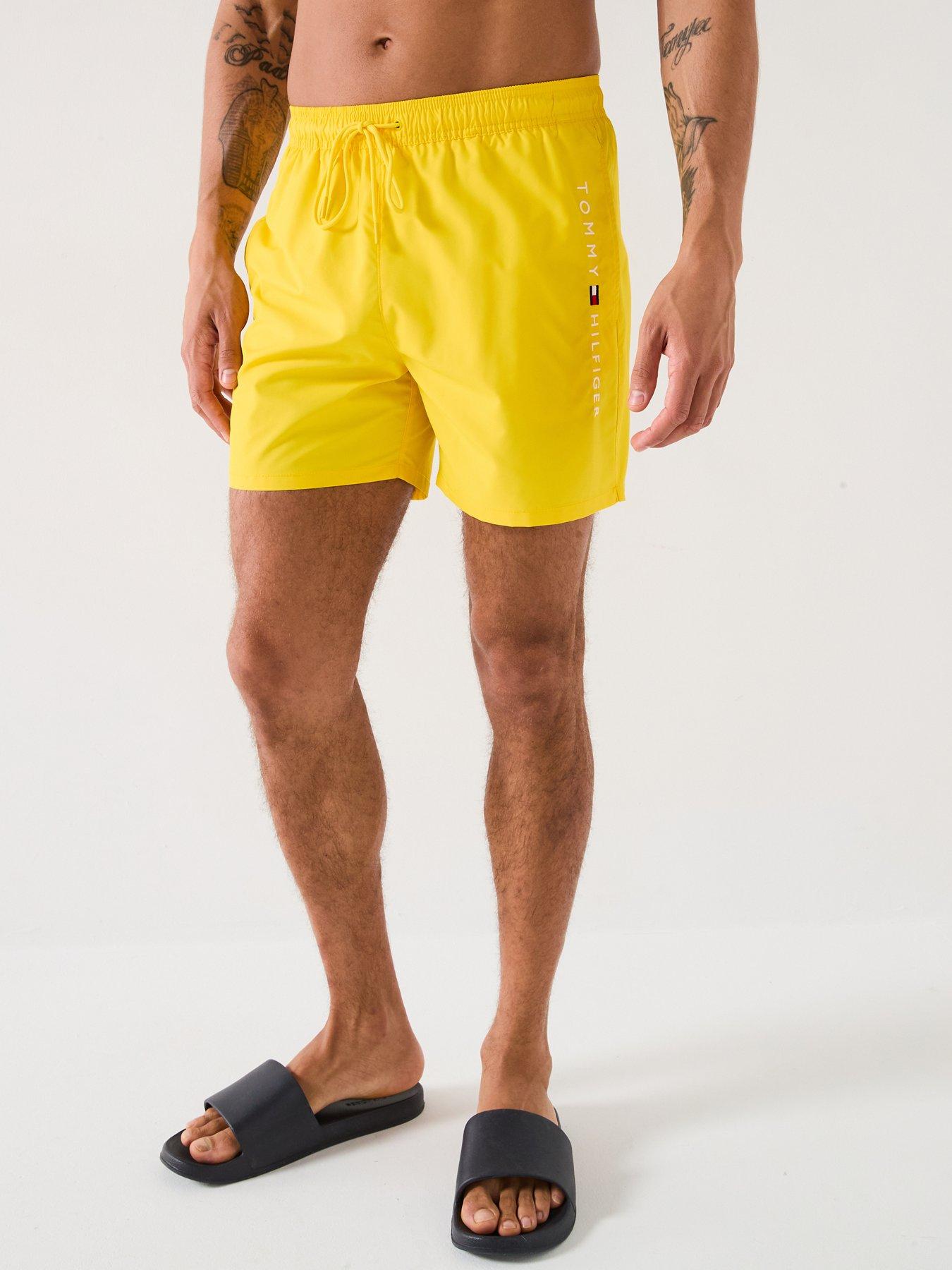 tommy-hilfiger-medium-drawstring-swim-shorts-yellow