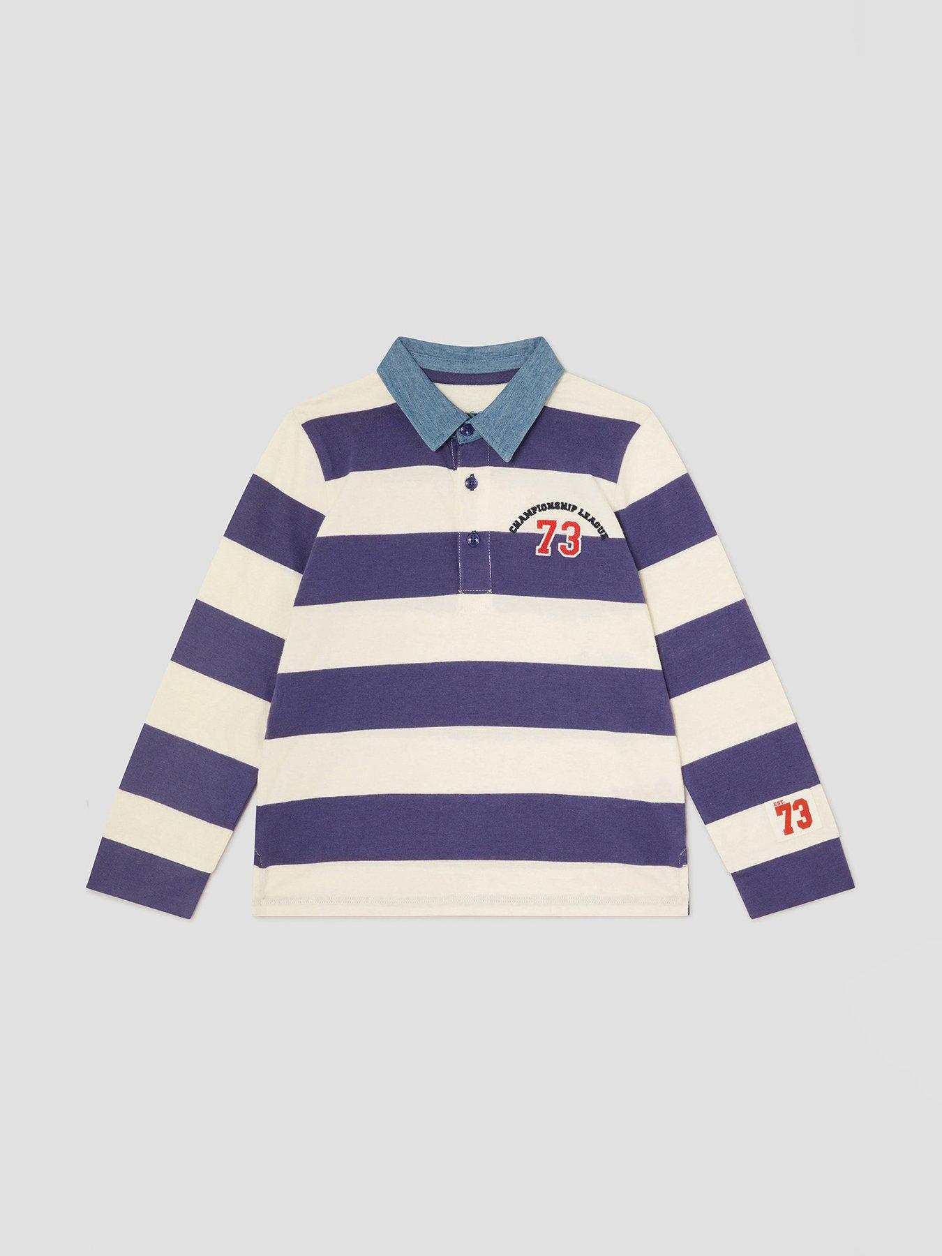  image of monsoon-boys-long-sleeve-rugby-long-sleeve-t-shirt-blue