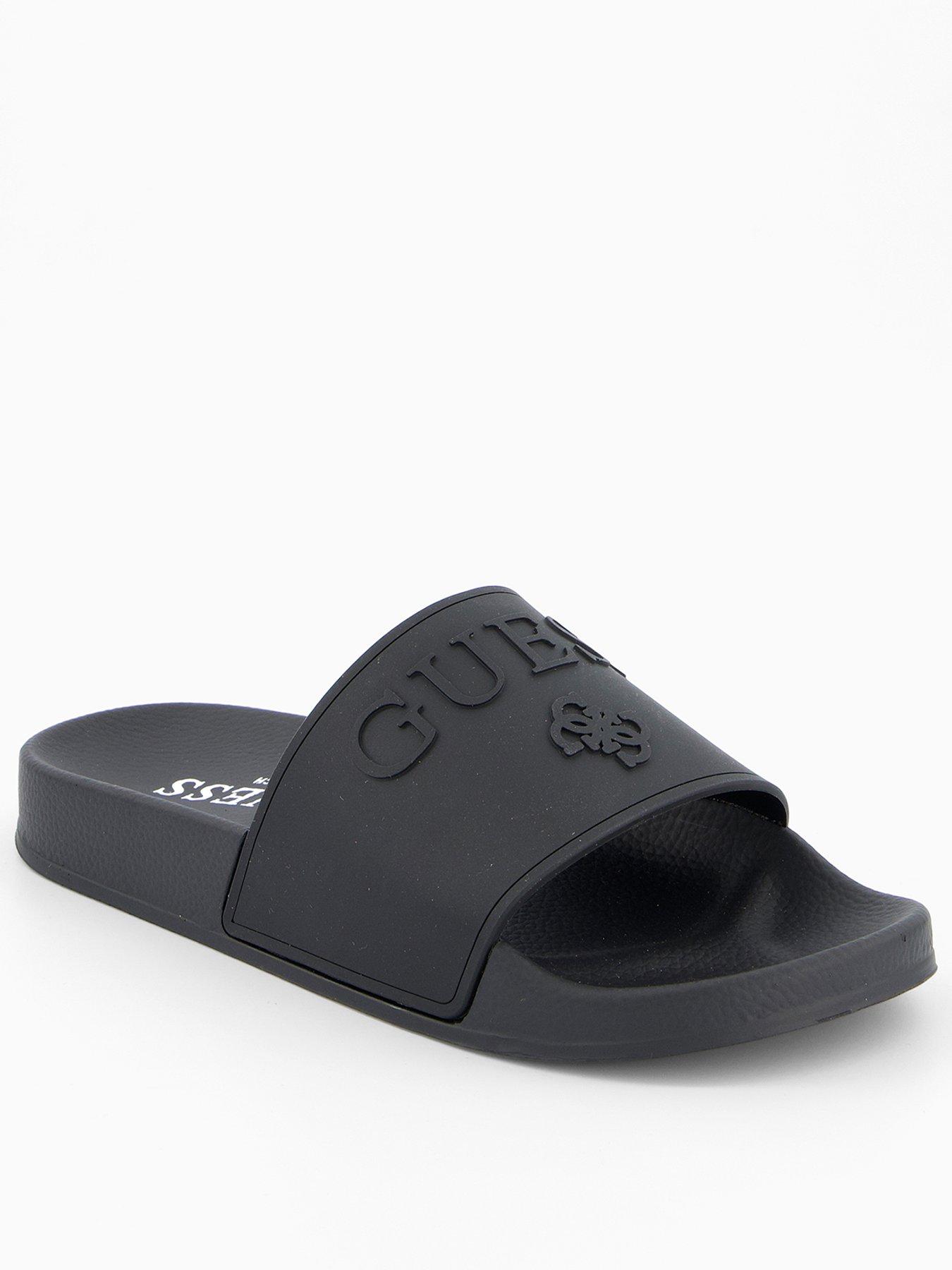undefined Beach Sliders - Black