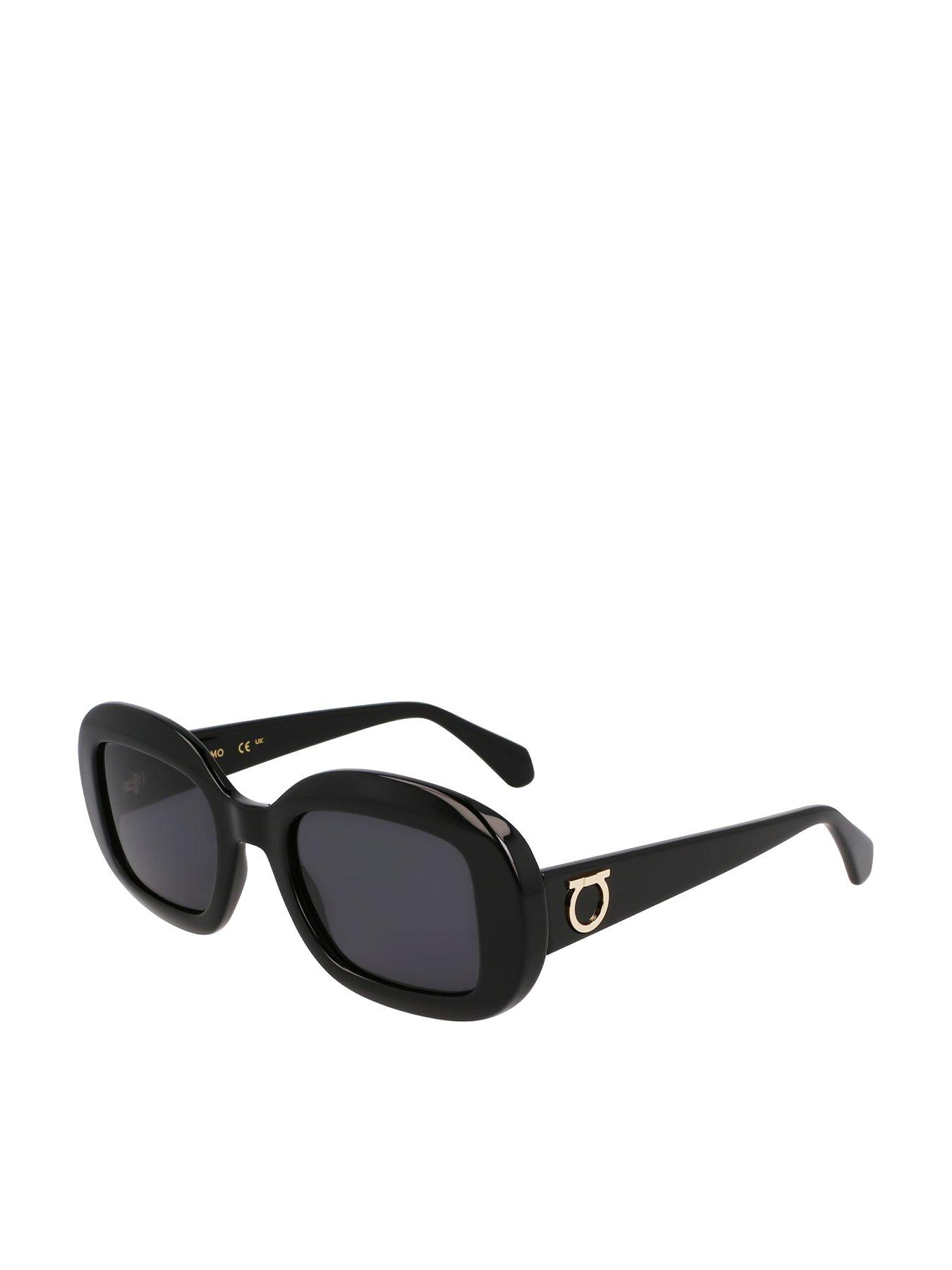 Image 1 of 4 of Ferragamo SF2038S Oval Injected Sunglasses