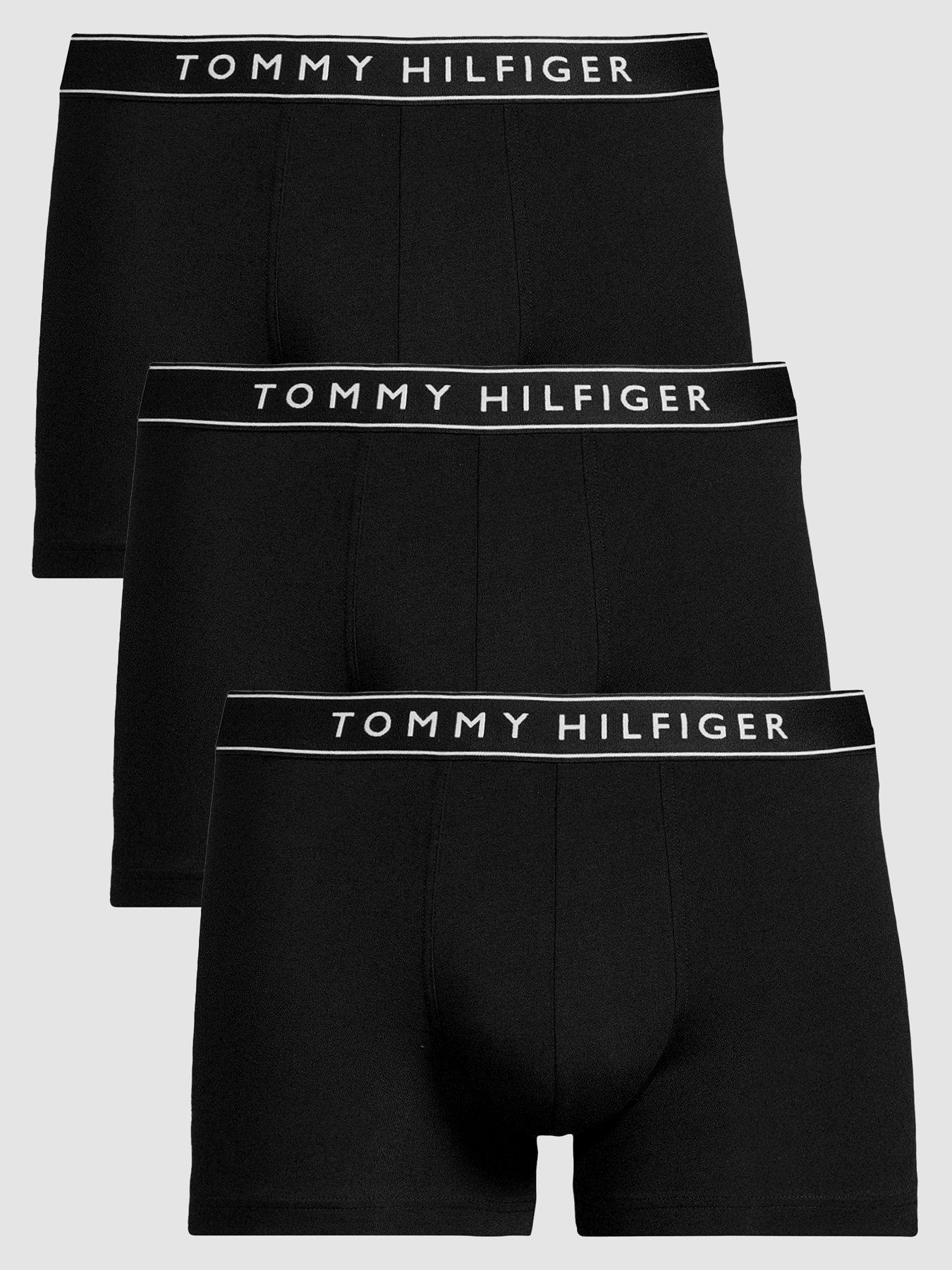  image of tommy-hilfiger-3-pack-trunks-black