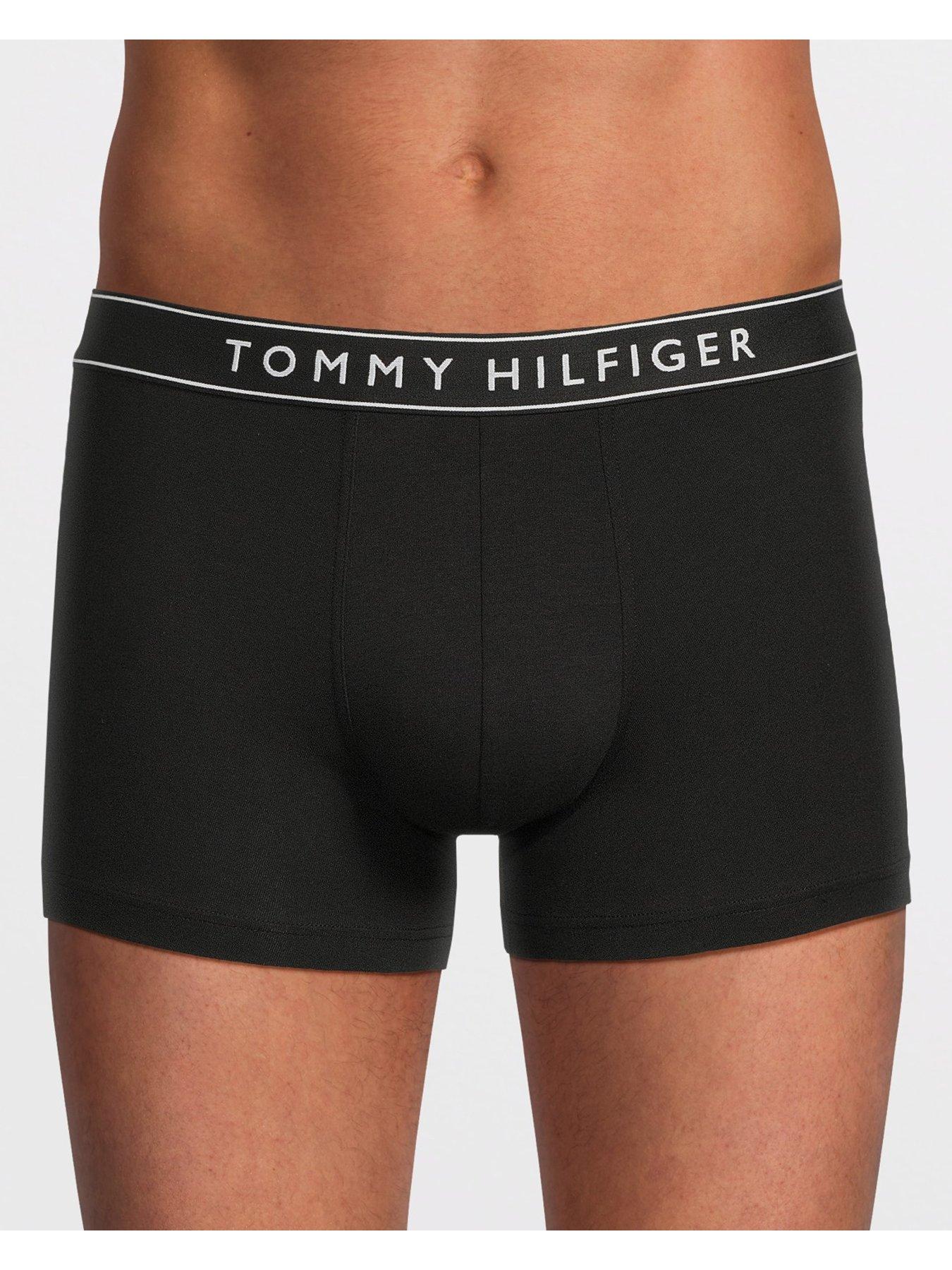  image of tommy-hilfiger-3-pack-trunks-black