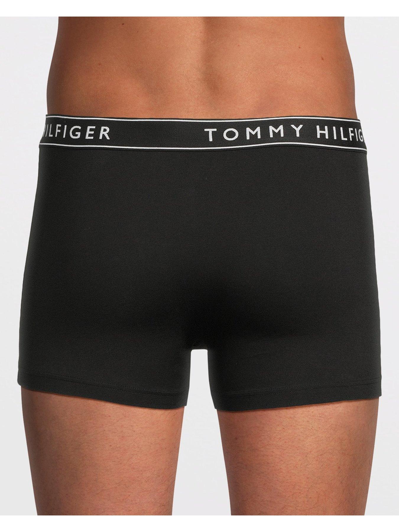  image of tommy-hilfiger-3-pack-trunks-black
