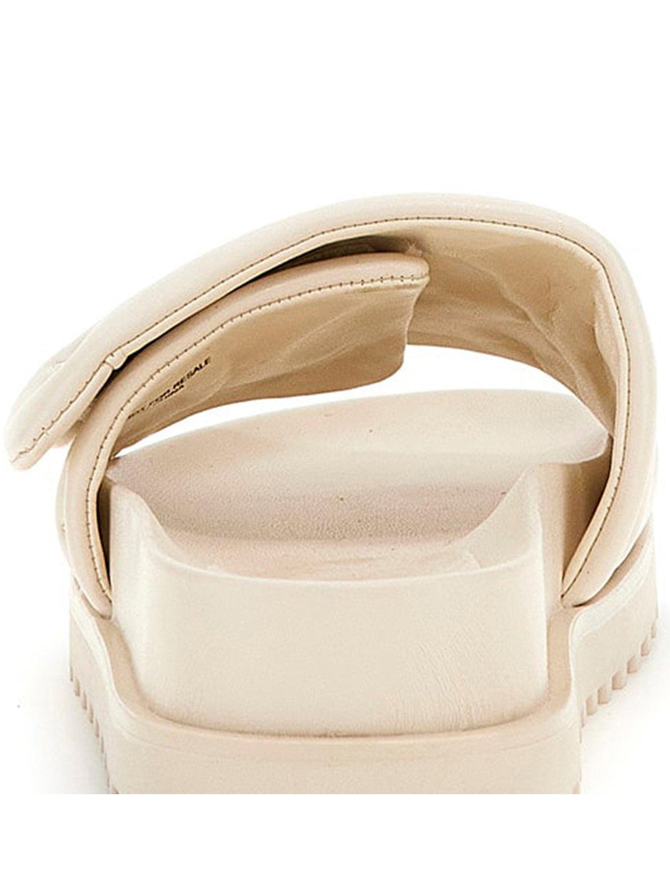  image of guess-fabio-puffy-logo-slide-cream