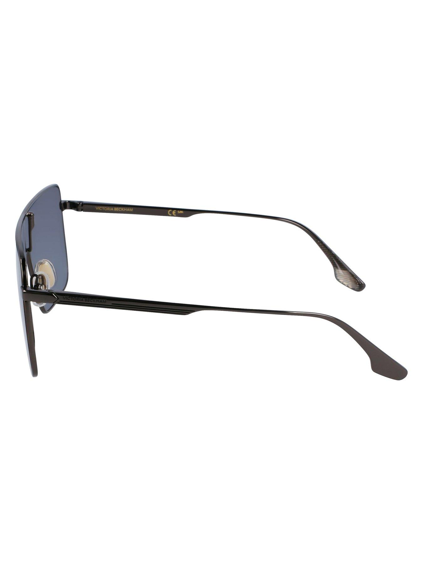 Image 3 of 4 of VICTORIA BECKHAM Vb238S Shield Metal Sunglasses - Grey