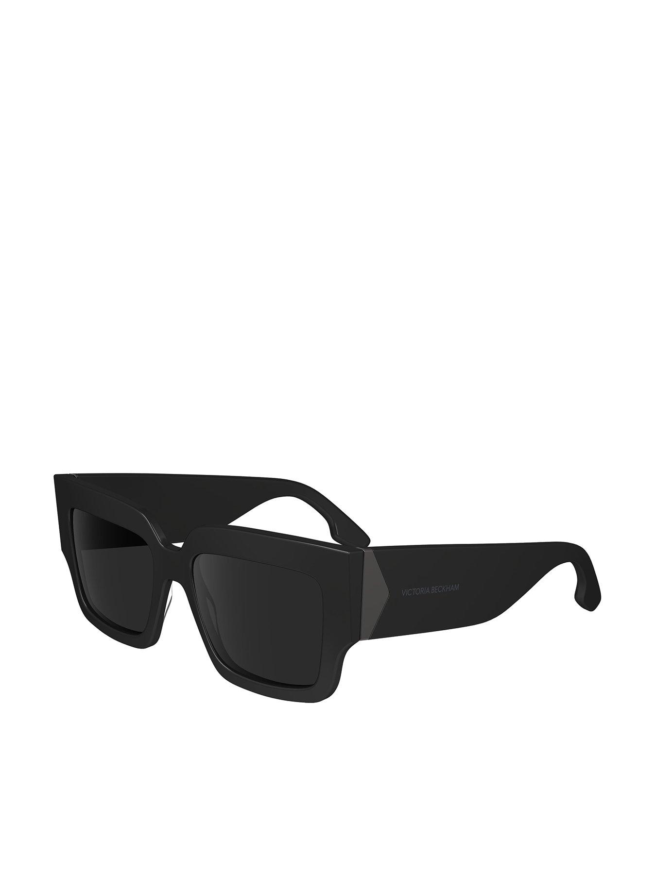  image of victoria-beckham-vb667s-rectangle-acetate-sunglasses