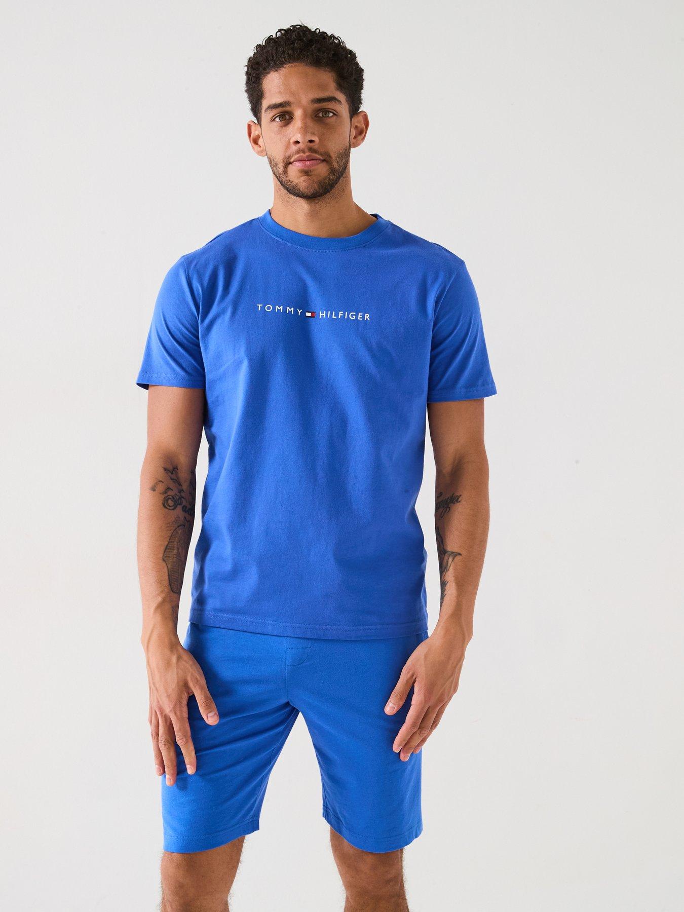 tommy-hilfiger-short-sleeve-loungewear-t-shirt-blue