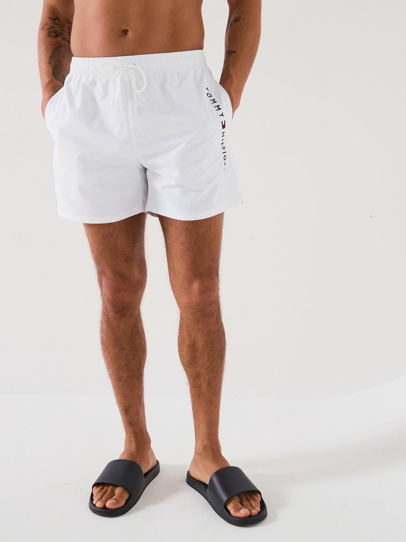tommy-hilfiger-medium-drawstring-swim-shorts-white