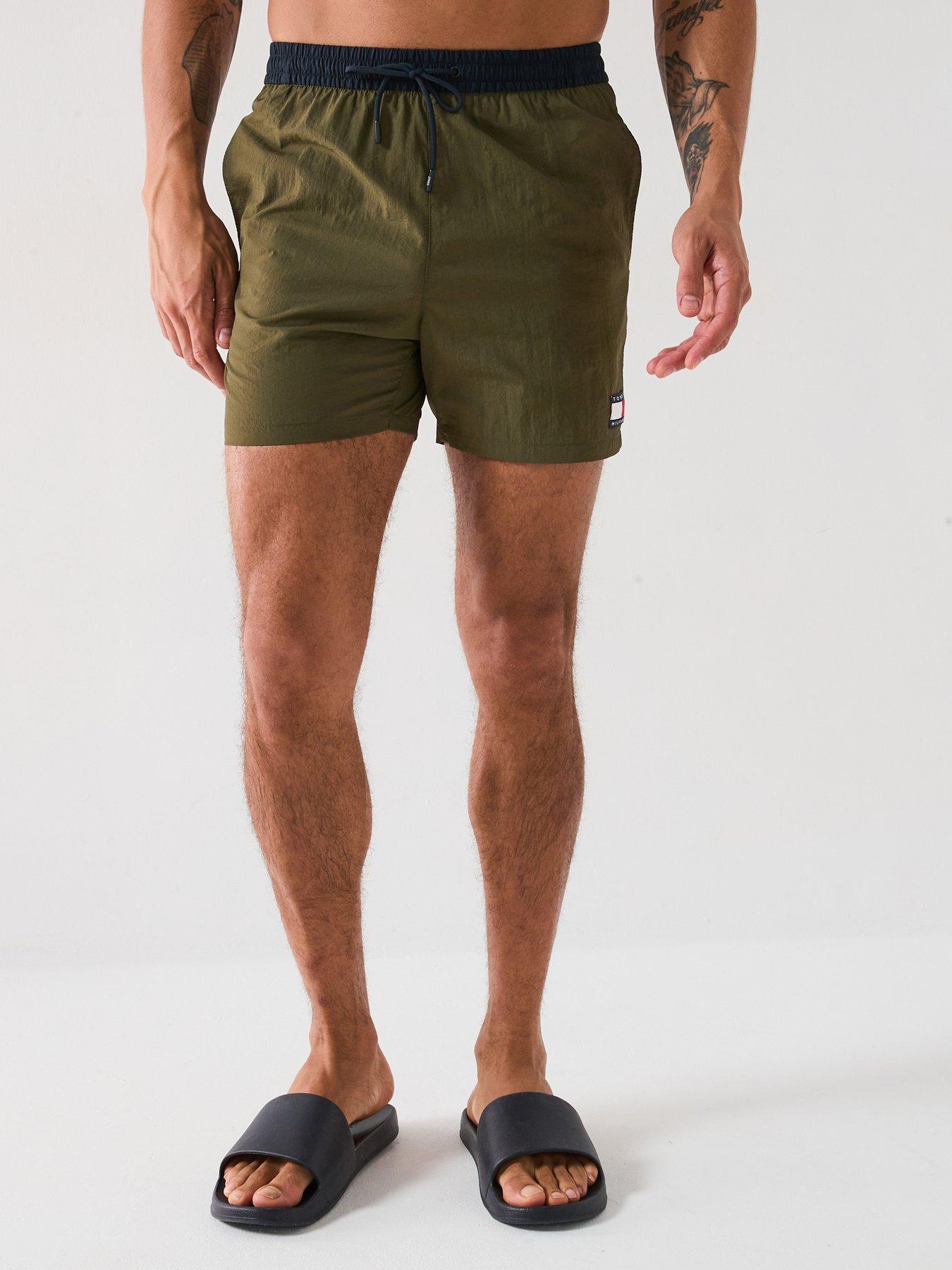 Tommy Hilfiger Medium Drawstring Swimshorts - Khaki