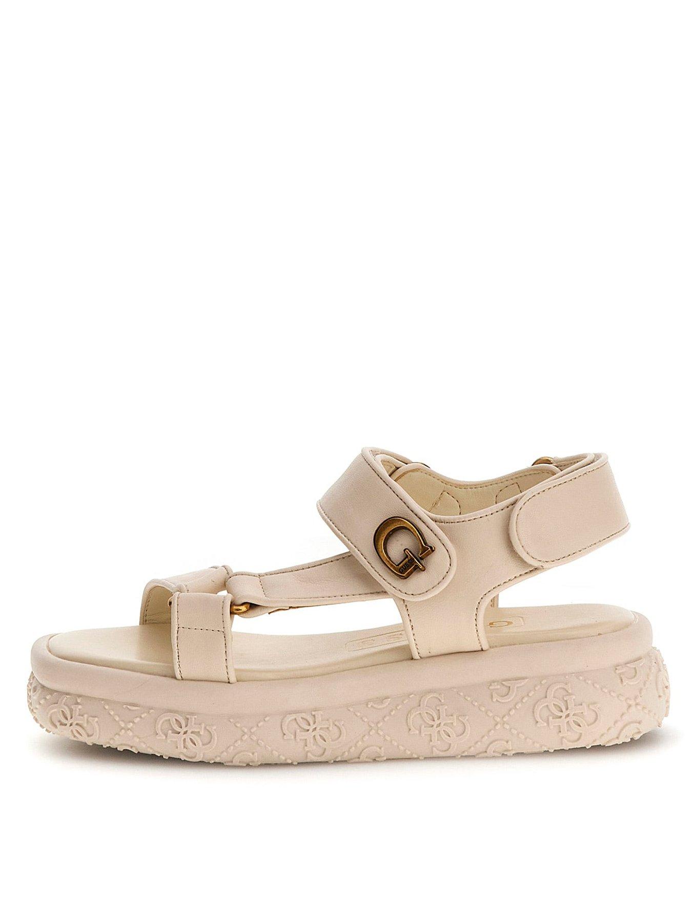 Image 2 of 5 of Guess Lanara Chunky Sandal - Cream
