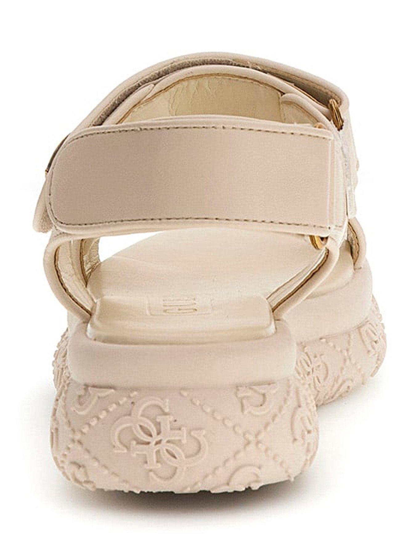 Image 4 of 5 of Guess Lanara Chunky Sandal - Cream