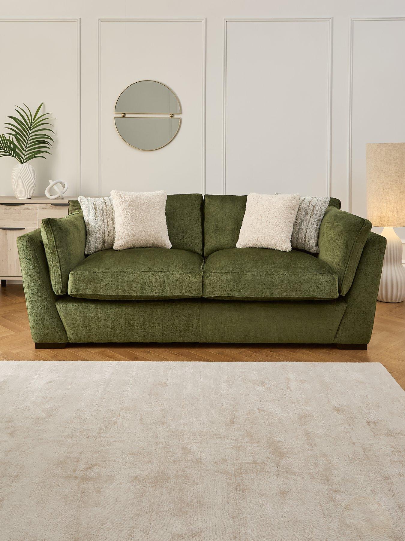 Image 1 of 7 of Very Home Anniston 3 Seater Fabric Sofa&nbsp;- Made to Order in the UK