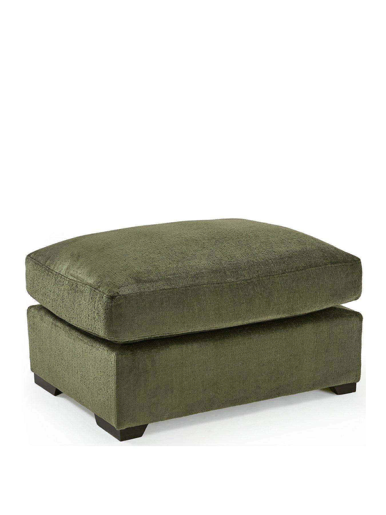 Image 3 of 7 of Very Home Anniston Fabric Large Footstool&nbsp;- Made to Order in the UK