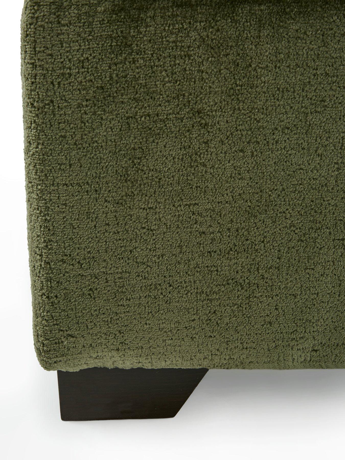 Image 6 of 7 of Very Home Anniston Fabric Large Footstool&nbsp;- Made to Order in the UK