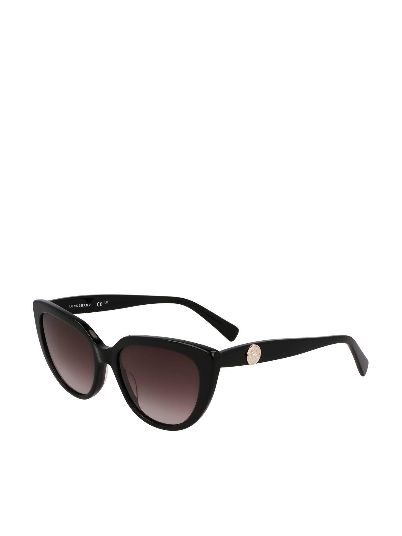 LONGCHAMP Lo766S Cat Eye Acetate Sunglasses - Black