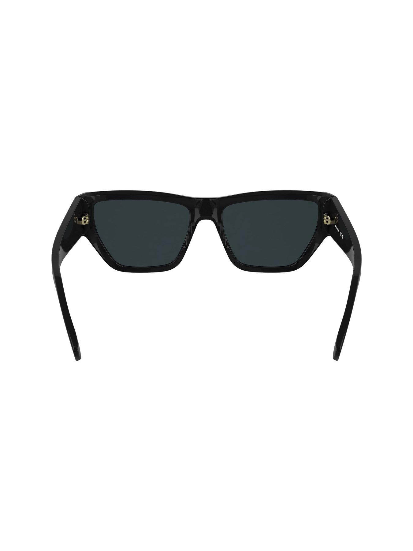 Image 4 of 4 of LONGCHAMP Lo774S Modified Rectangle Acetate Sunglasses - Black
