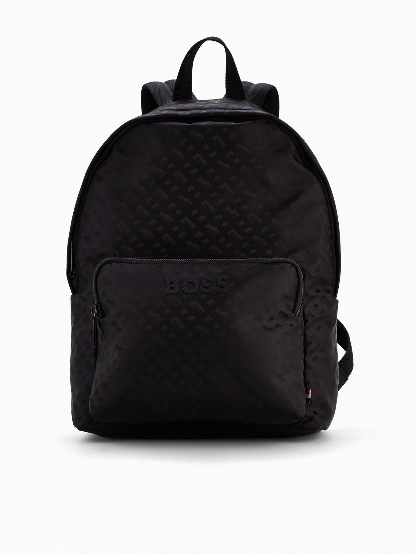 Image 1 of 4 of BOSS Catch 30 Monogram Backpack - Black