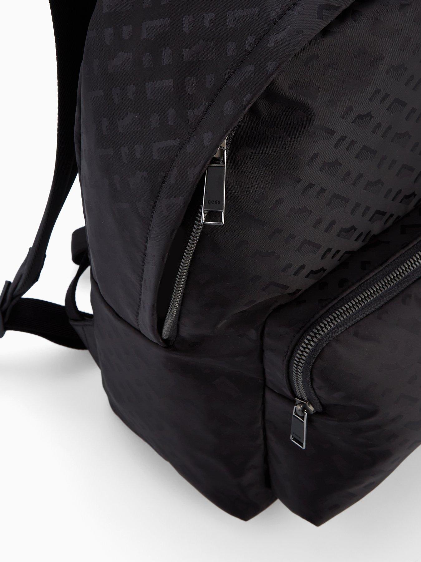 Image 4 of 4 of BOSS Catch 30 Monogram Backpack - Black