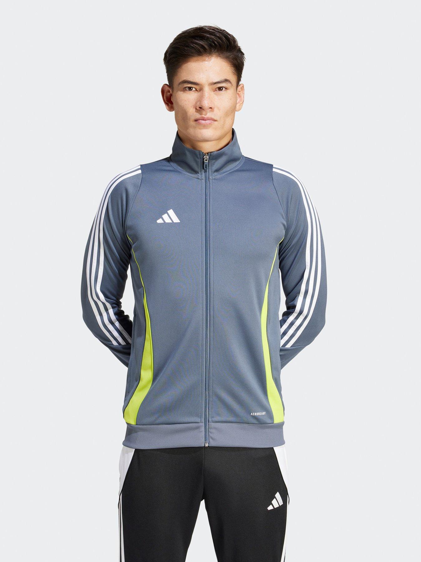 adidas Mens Tiro 24 Training Track Top -grey/green