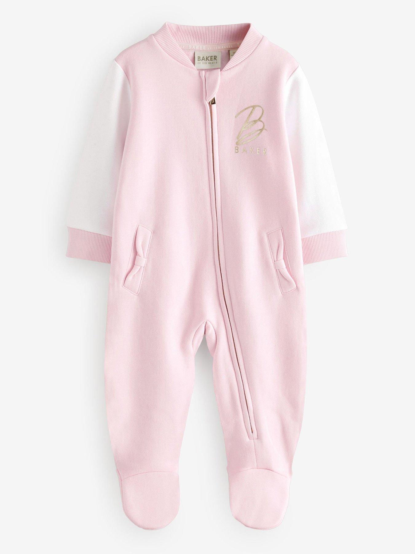 ted-baker-baby-girls-varsity-sleepsuit-pink