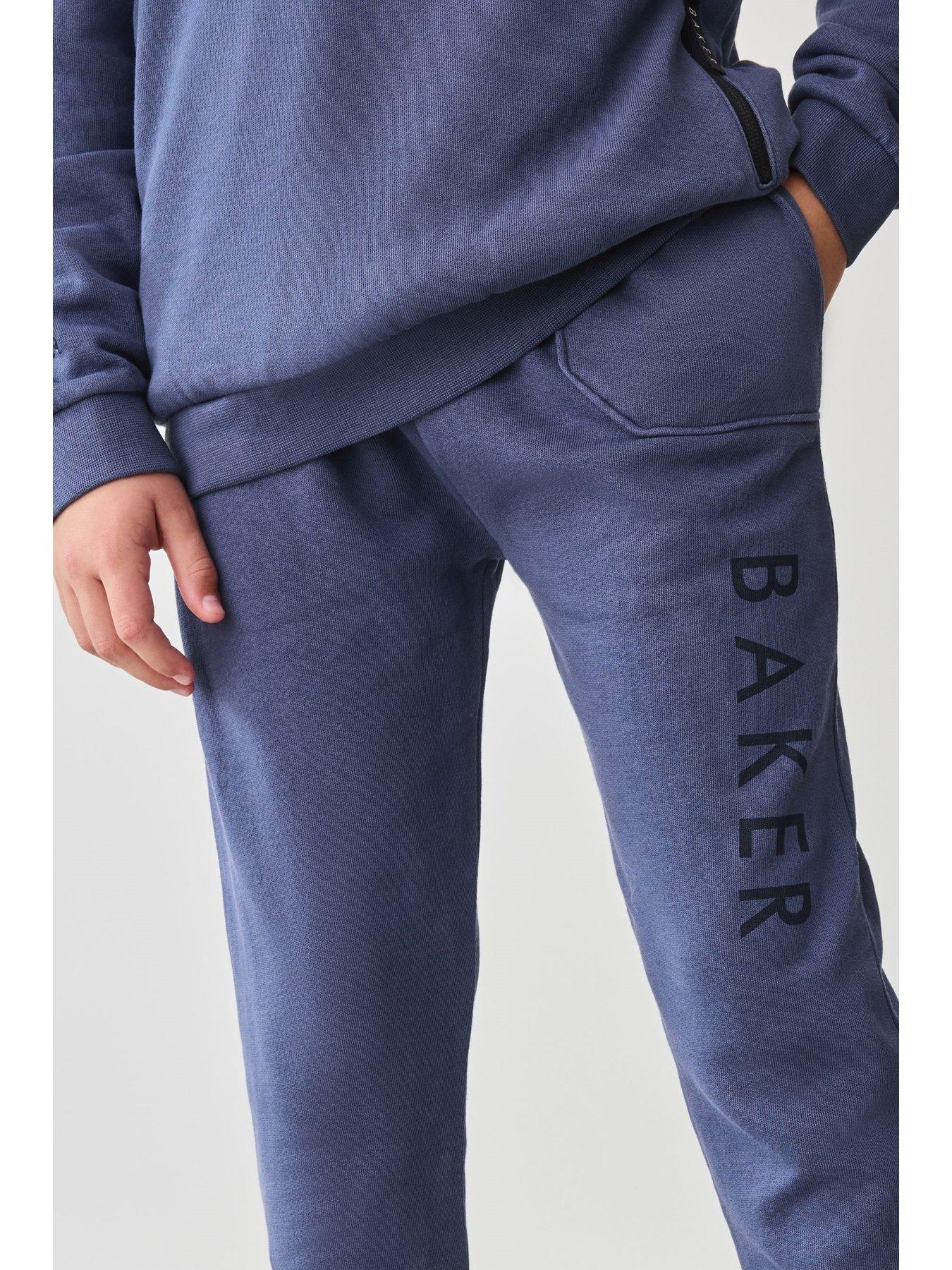  image of ted-baker-boys-hoodie-set-blue