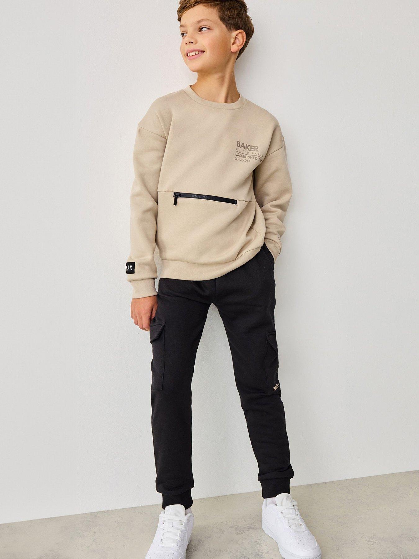 ted-baker-boys-t-shirt-and-cargo-trousers-set-stone