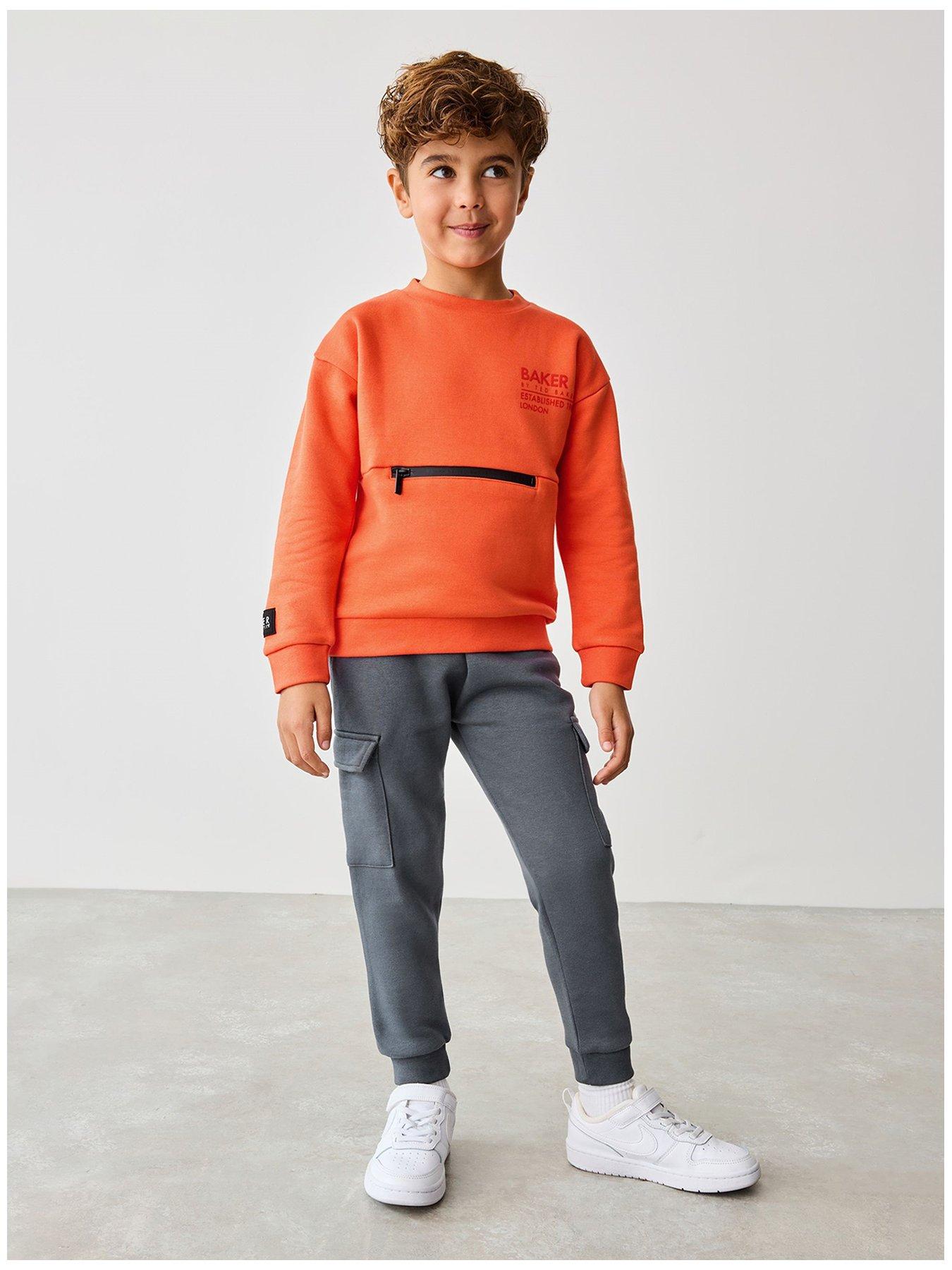Ted Baker Boys Cargo Trousers Set - Orange