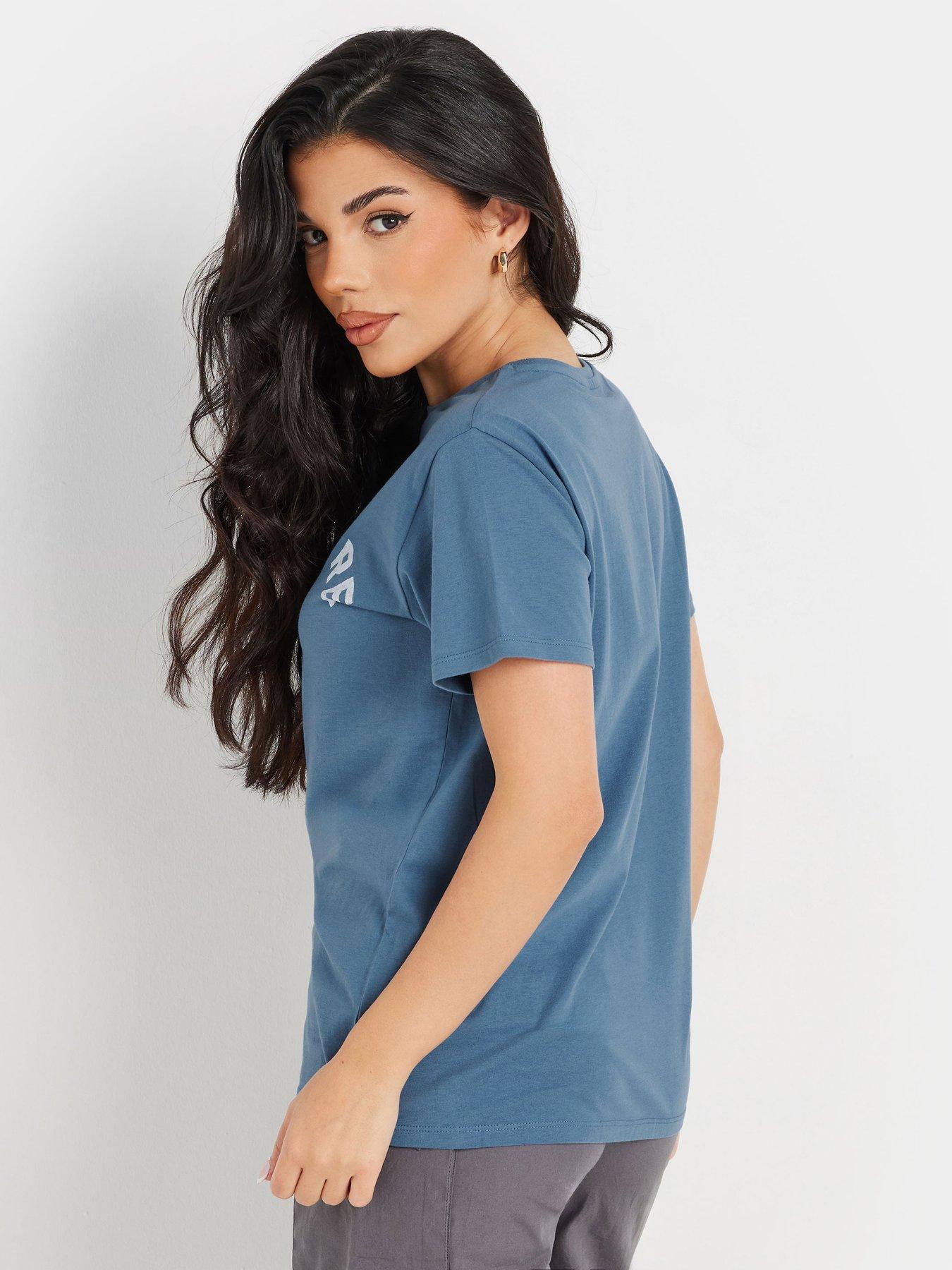 Image 2 of 4 of PixieGirl Petite Short Sleeve T Shirt - Blue