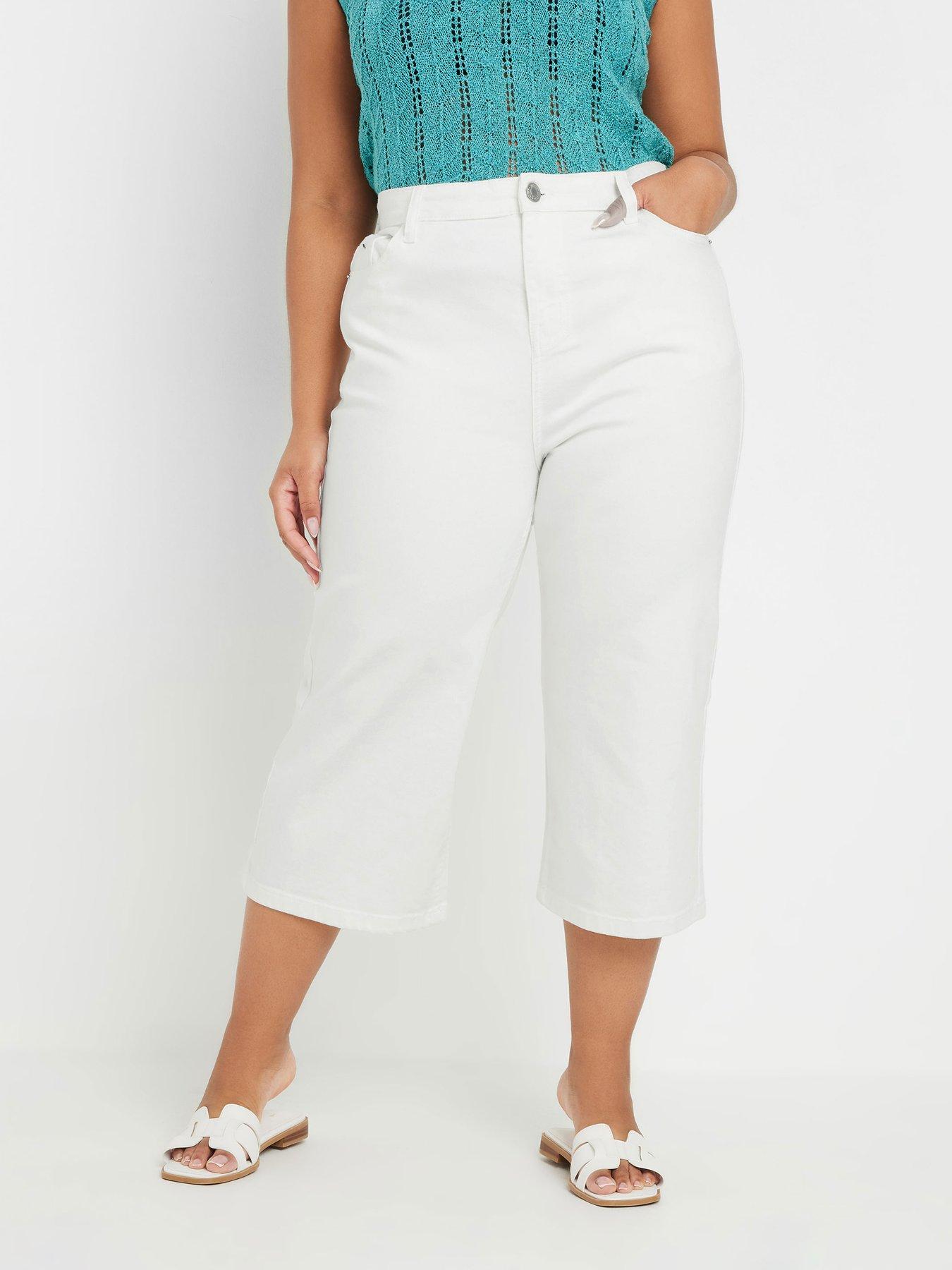 yours-curve-wide-leg-cropped-trouser-white