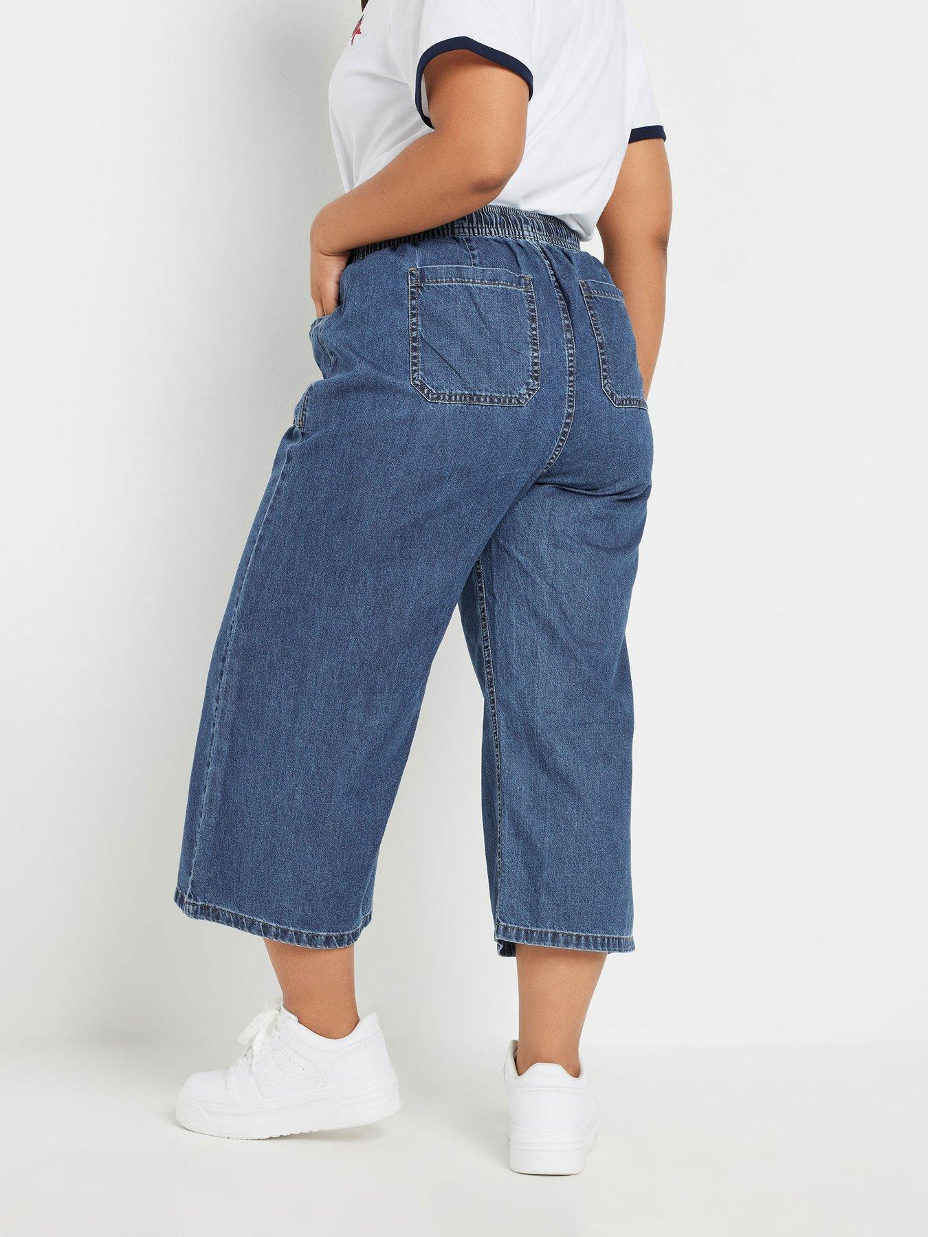  image of yours-curve-tie-waist-cropped-trouser