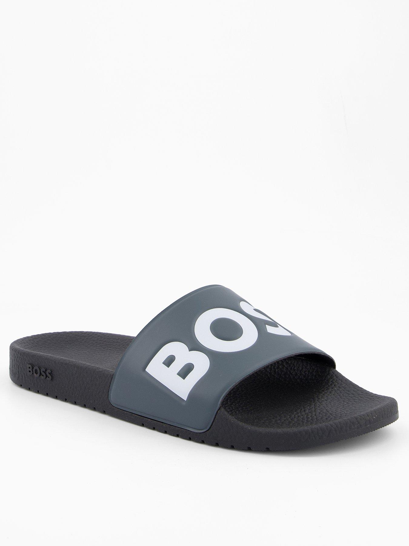  image of boss-aryeh-contrast-logo-sliders--greywhite-medium-grey