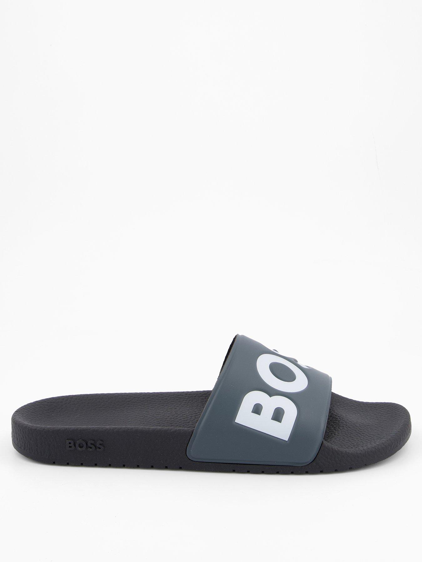  image of boss-aryeh-contrast-logo-sliders--greywhite-medium-grey
