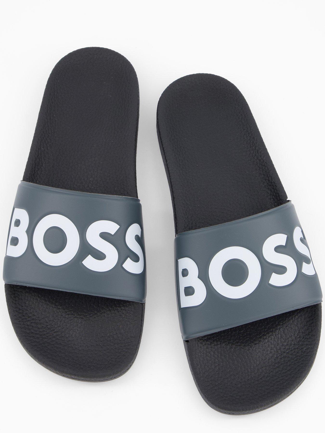  image of boss-aryeh-contrast-logo-sliders--greywhite-medium-grey