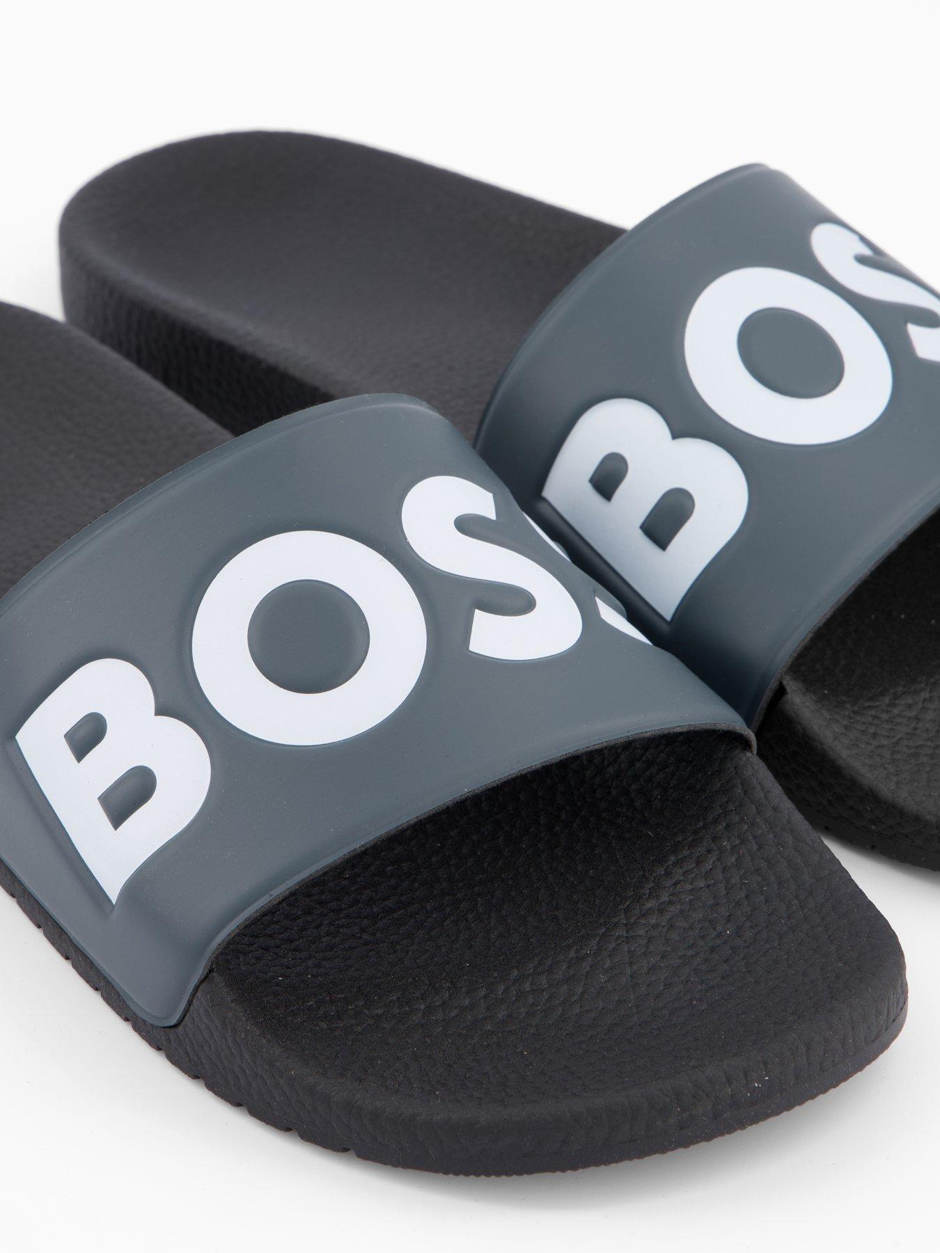  image of boss-aryeh-contrast-logo-sliders--greywhite-medium-grey