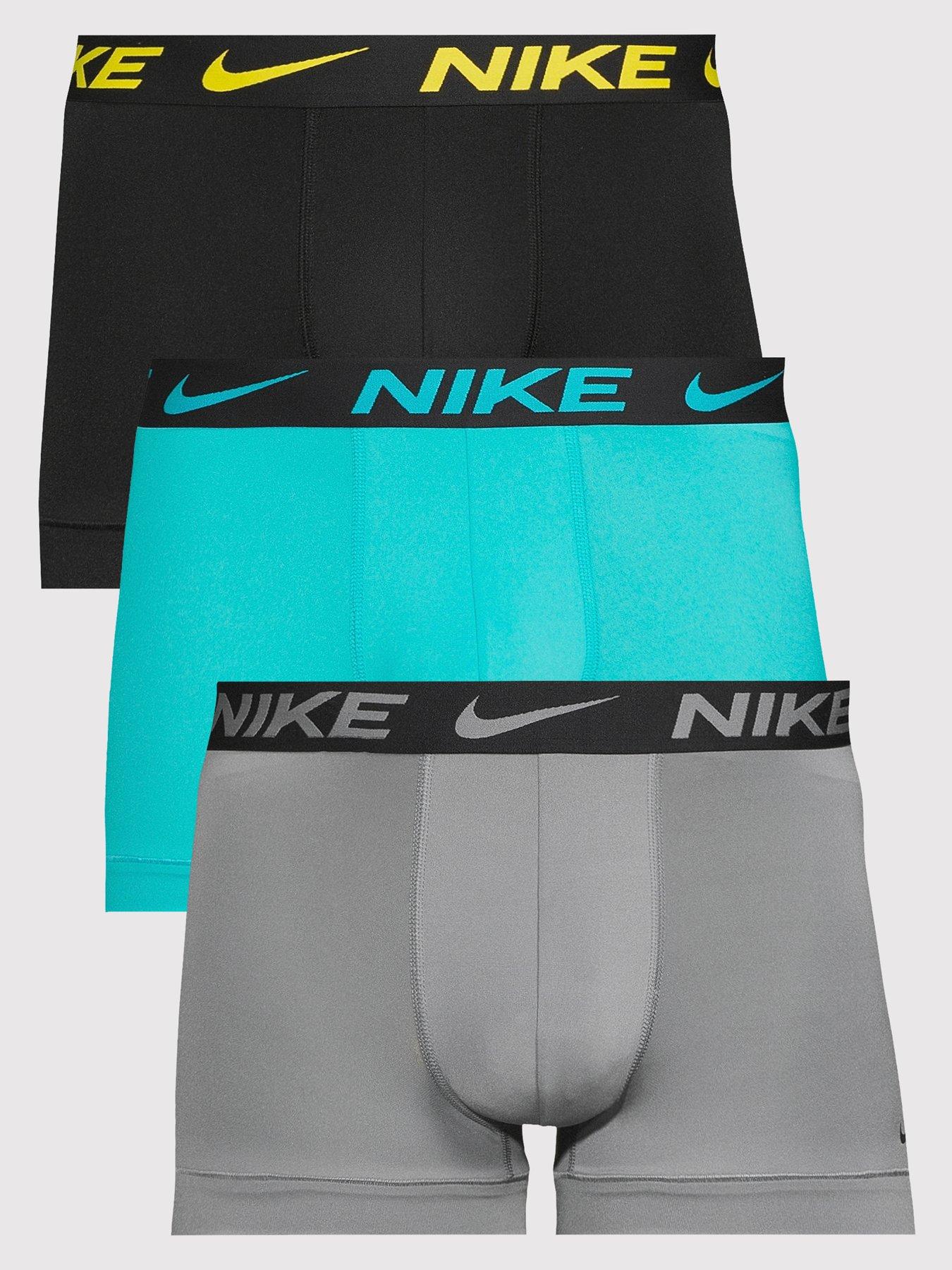 Image 1 of 3 of Nike Mens 3 Pack Trunks - Black/Multi