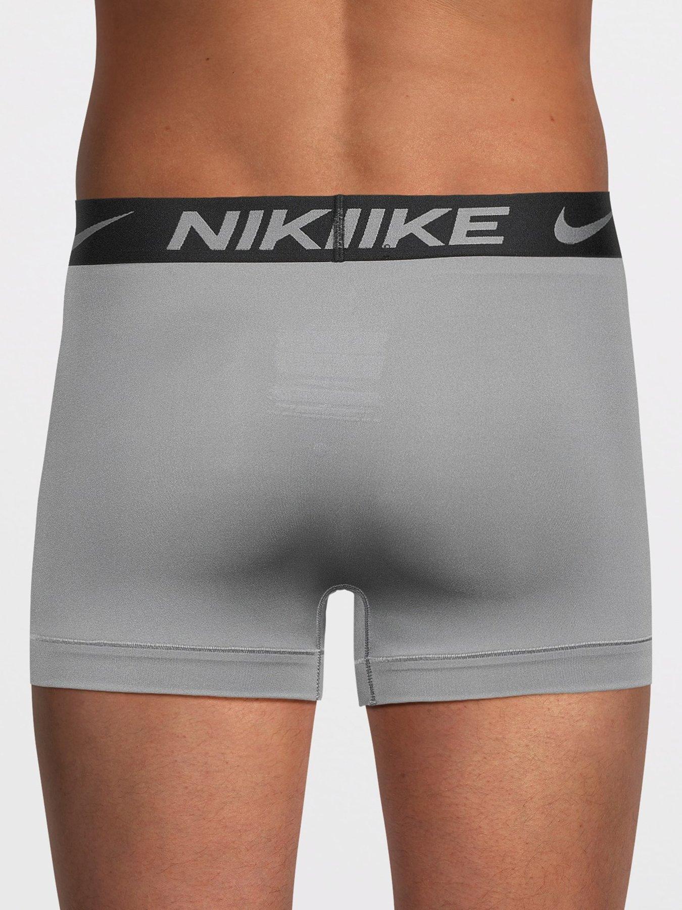 Image 3 of 3 of Nike Mens 3 Pack Trunks - Black/Multi