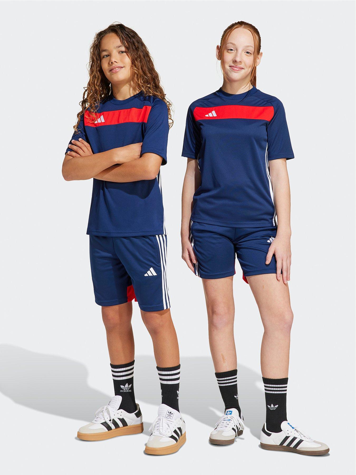 adidas Youth Tiro Essentials Short - Navy/Red