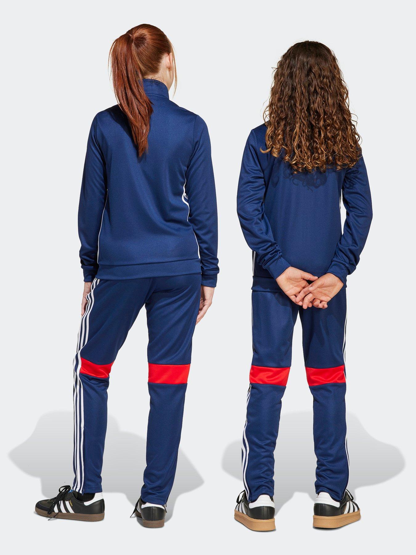 Image 2 of 6 of adidas Youth Tiro Essentials Tracksuit - Navy