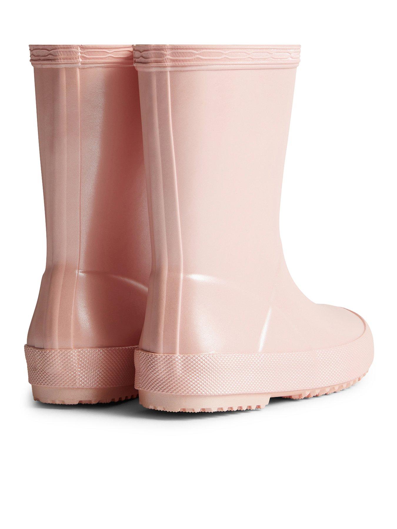  image of hunter-kids-first-nebula-wellington-boot-pink