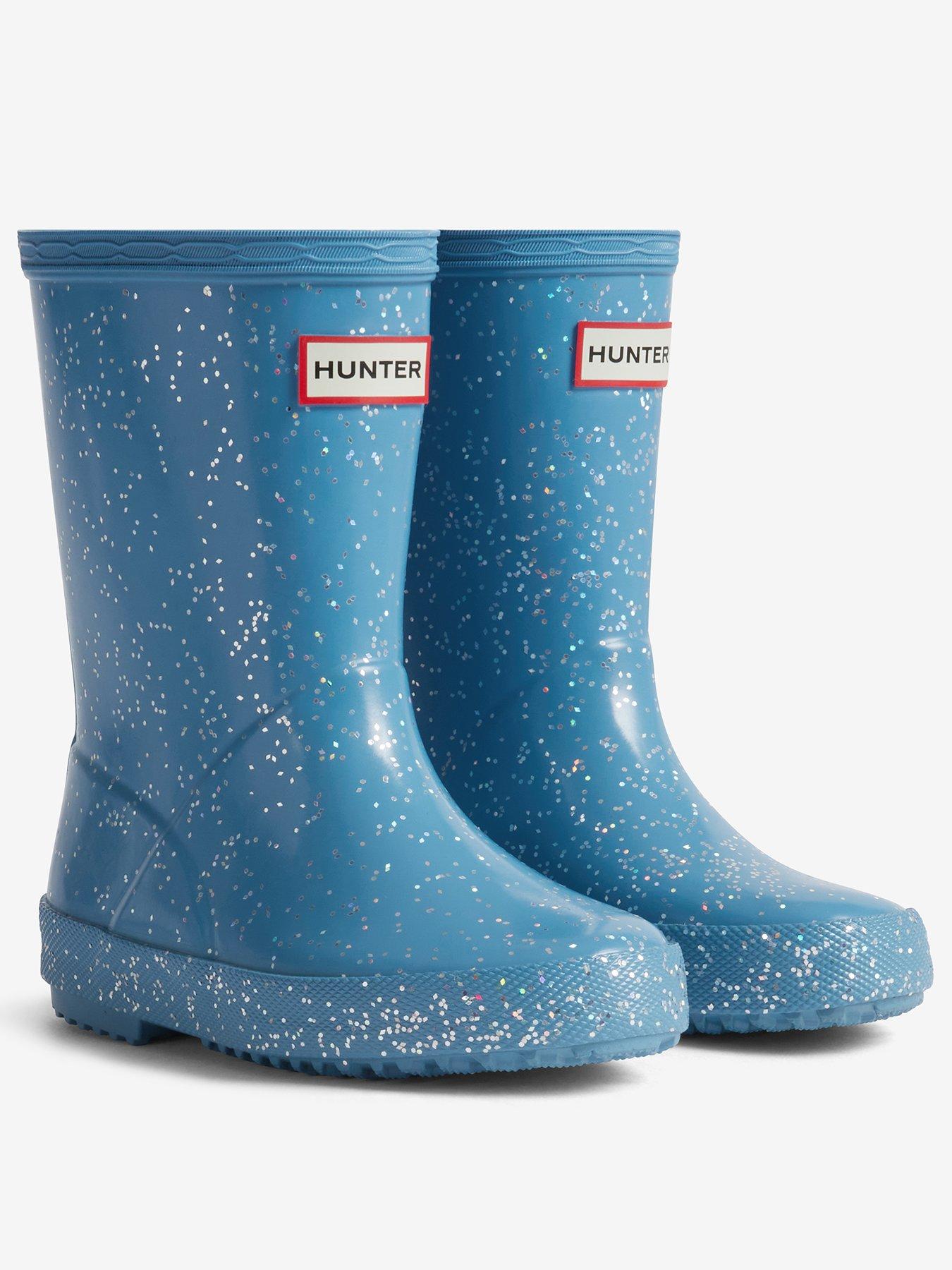 Image 2 of 4 of Hunter Kids First Giant Glitter Boot - Blue