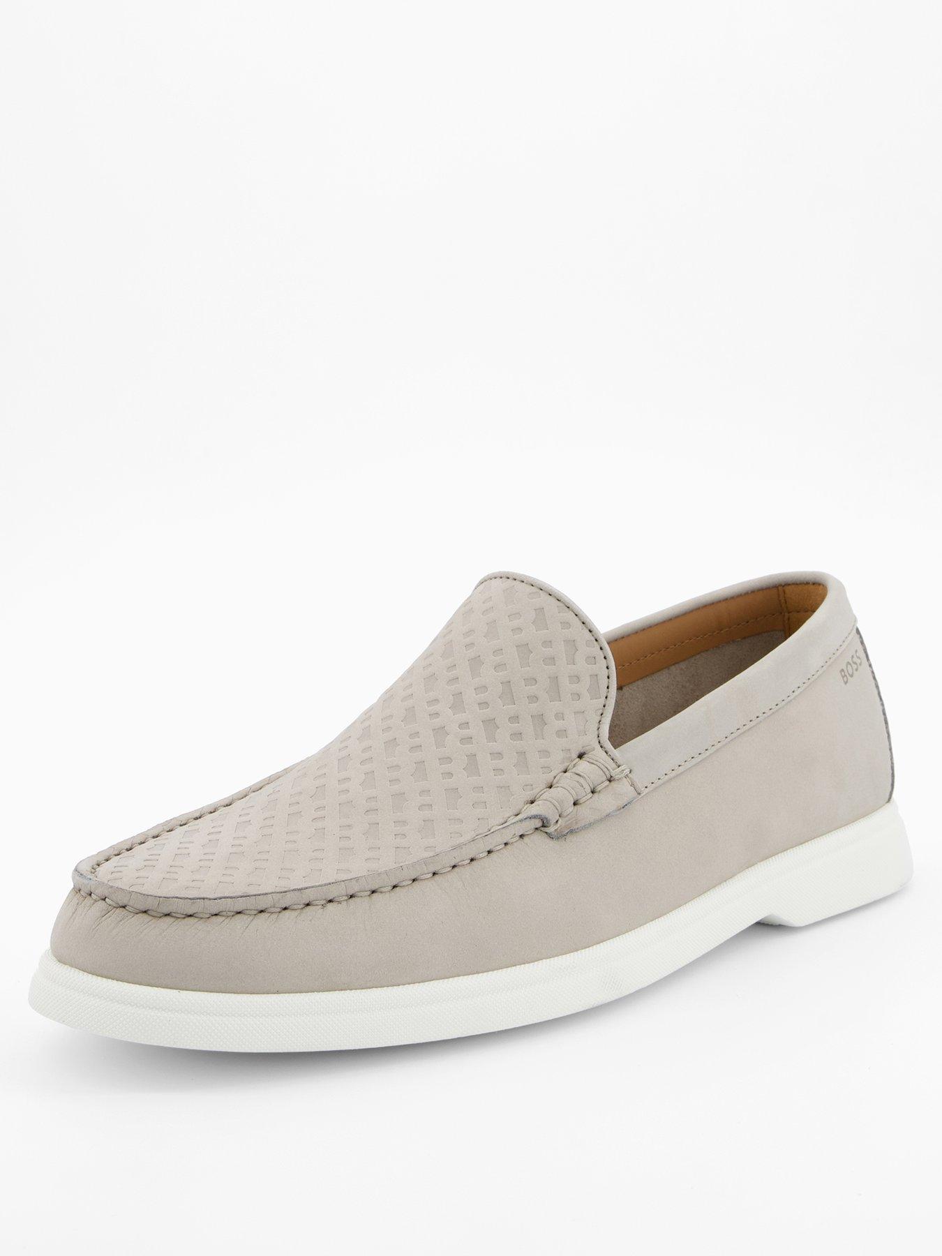 Image 2 of 7 of BOSS Sienne Monogram Loafers - Medium Beige