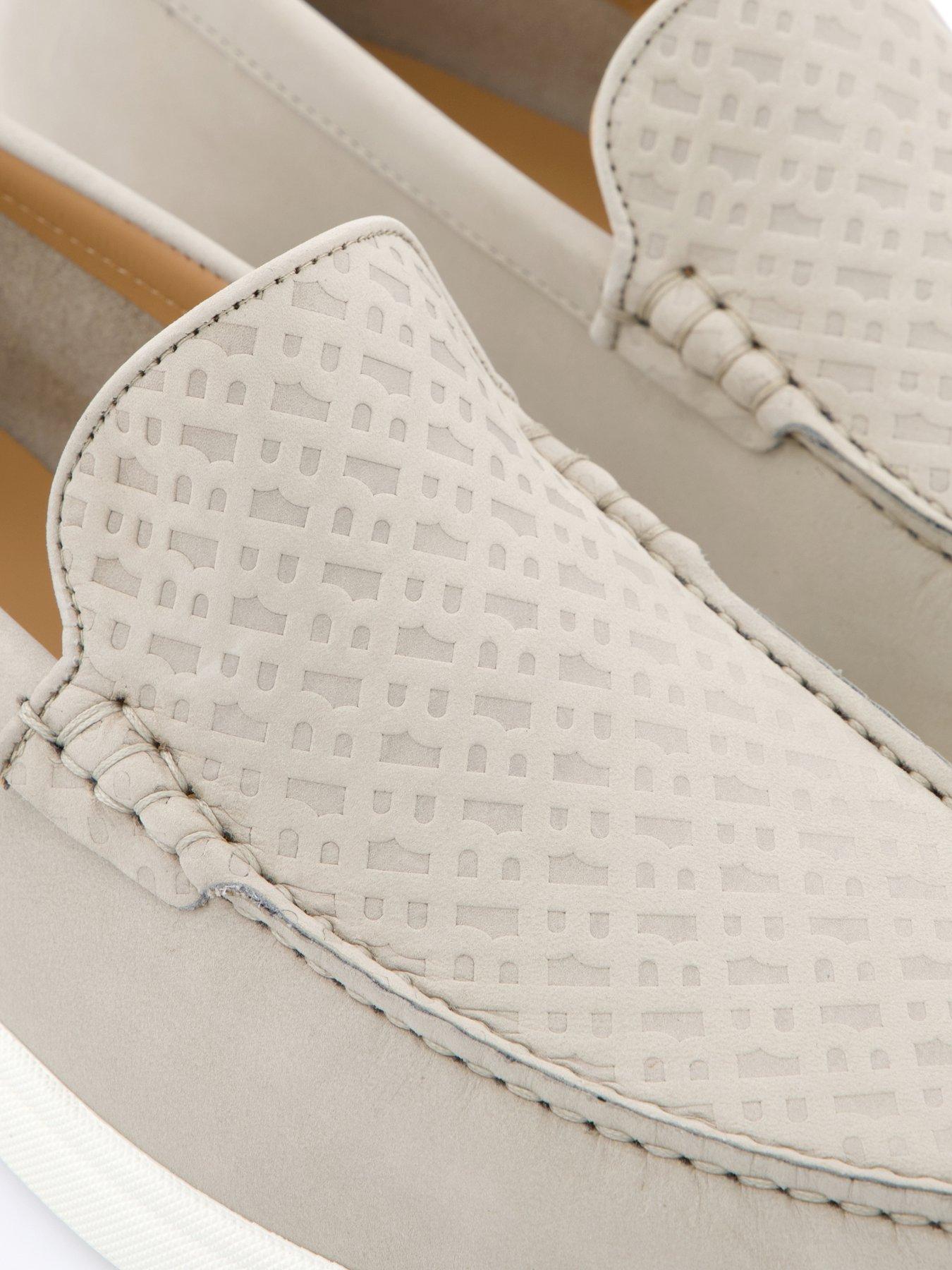 Image 5 of 7 of BOSS Sienne Monogram Loafers - Medium Beige