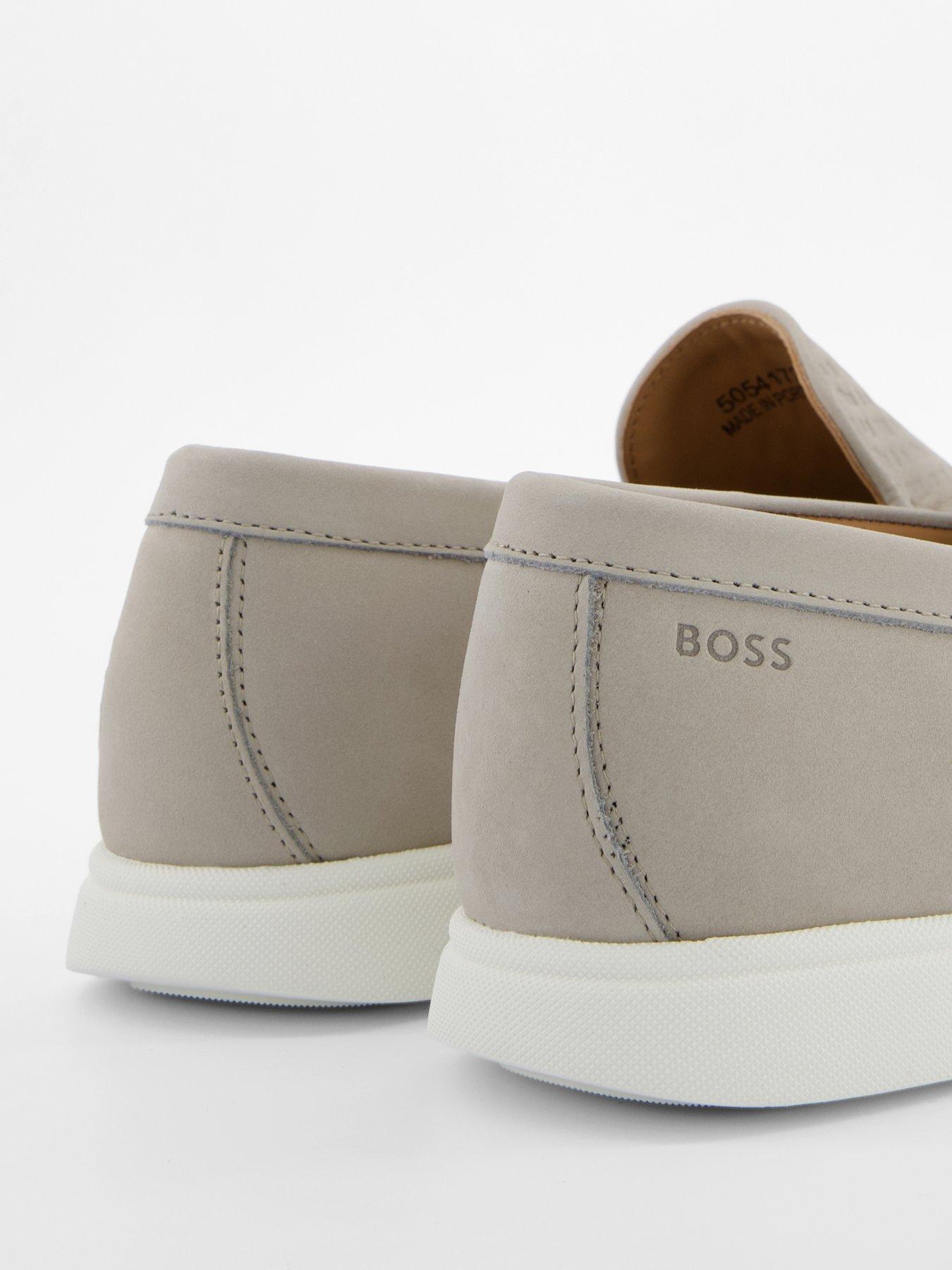 Image 6 of 7 of BOSS Sienne Monogram Loafers - Medium Beige