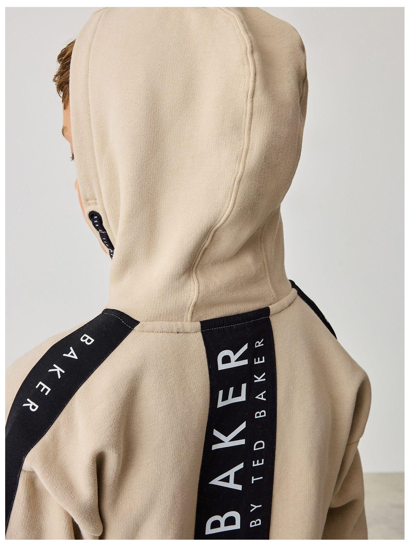  image of ted-baker-boy-zip-through-jacket-beige